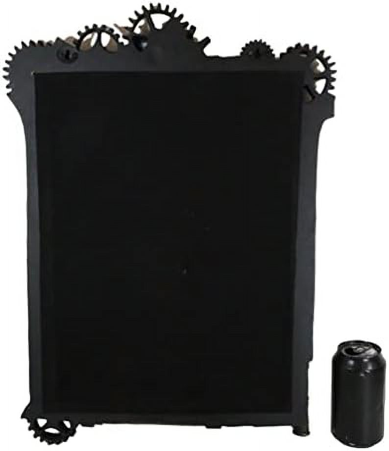Ebros Large Steampunk Kinetic Time Travel Rustic Sculpted Mechanical Gearwork Pipework Boltwork Feature Hanging Wall Vanity Mirror Plaque Decor 21.5"