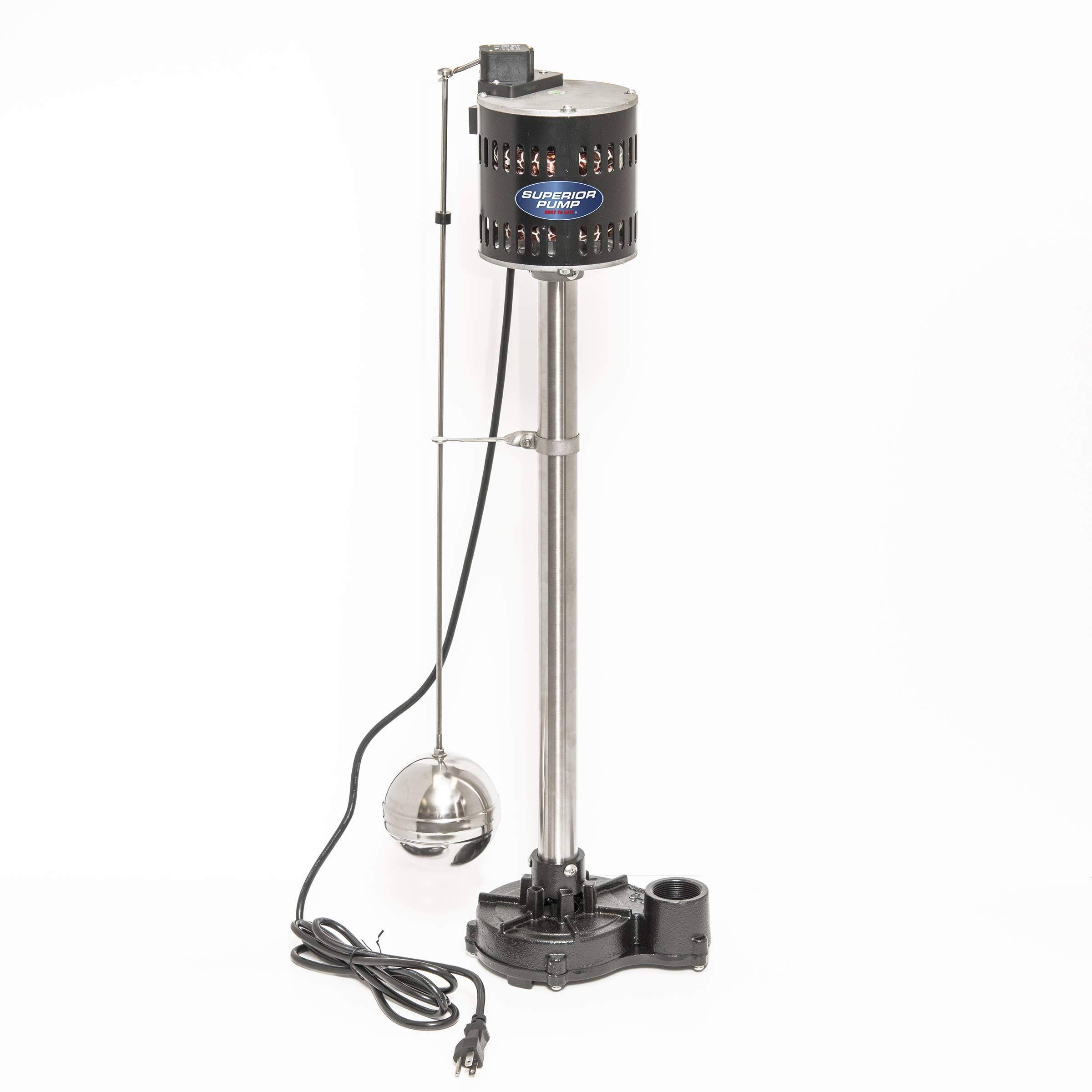 Superior Pump 92551 1/2 HP Cast Iron Pedestal Pump