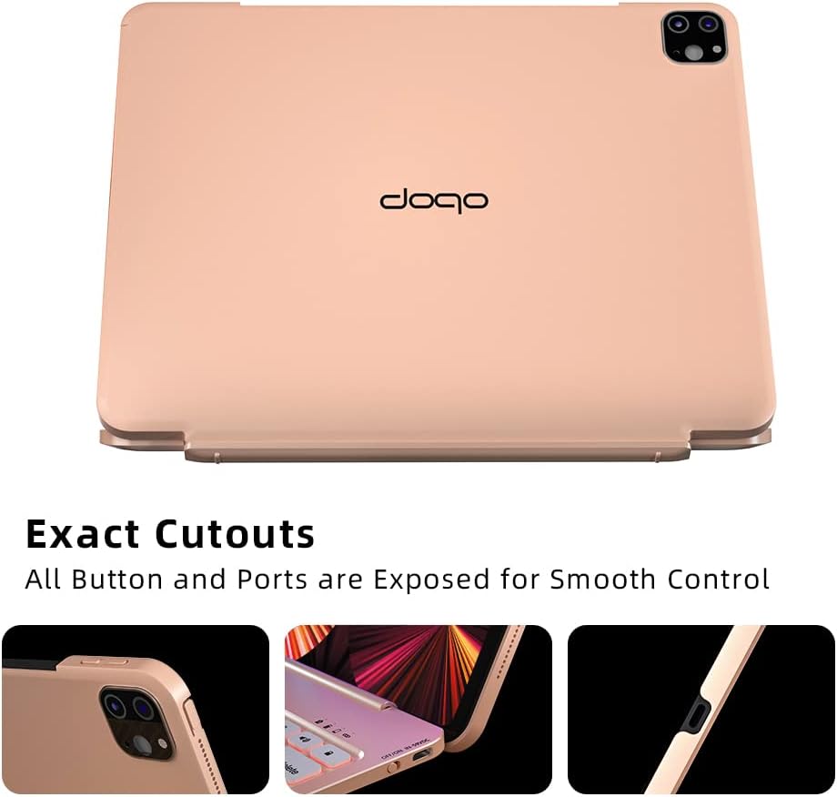 doqo Magnetic Keyboard Case for iPad Air 5th Generation(2022)/iPad Air 4th Generation(2020), iPad Pro 11 2018/2020/2021