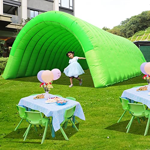 Inflatable Tunnel Sports Tunnel Entrance with Blower Football Tunnel Tent Entryway for Business Advertise Party Exhibition Promotion Street,Shop