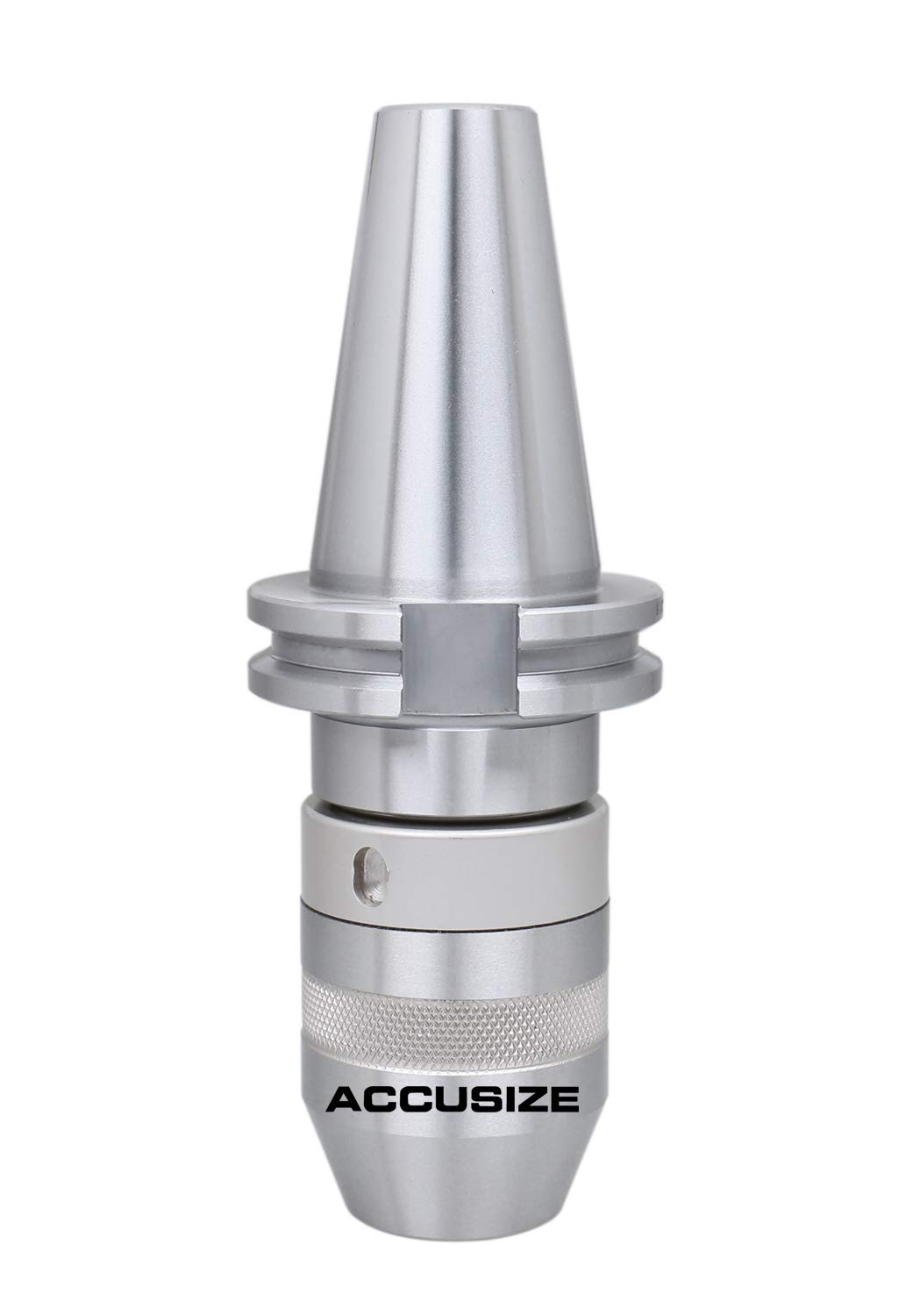 Accusize Industrial Tools 0-1/2'' Cat40 CNC Integral Keyless Drill Chuck, 0222-0890
