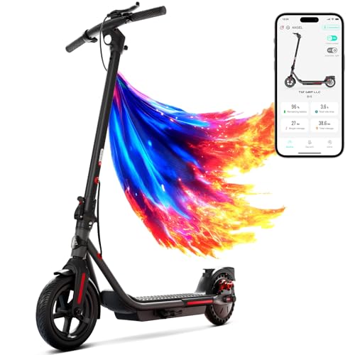 TST Electric Scooter for Adult, Up to 19 MPH and 20 Miles Long Range E Scooter, 8.5"/10" Solid and Pneumatic Tire