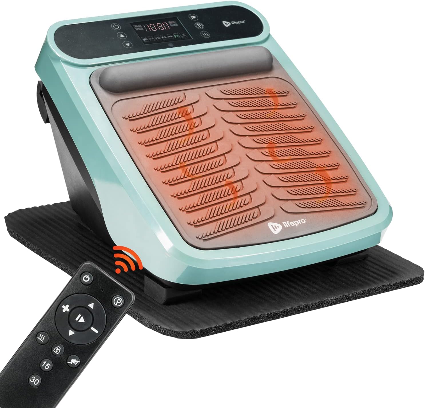 LifePro Foot Massager for Neuropathy - Relaxing Calf & Foot Therapy - Foot Massager with Heat Option for Maximum Soothing Effect