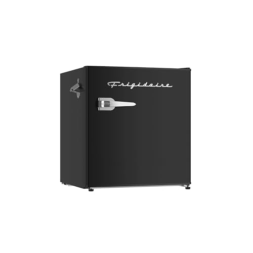 Frigidaire EFR176 Retro Compact Fridge with Chiller Mini Refrigerator with Built-in Bottle Opener for Office, Bedroom, Dorm Room or Cabin