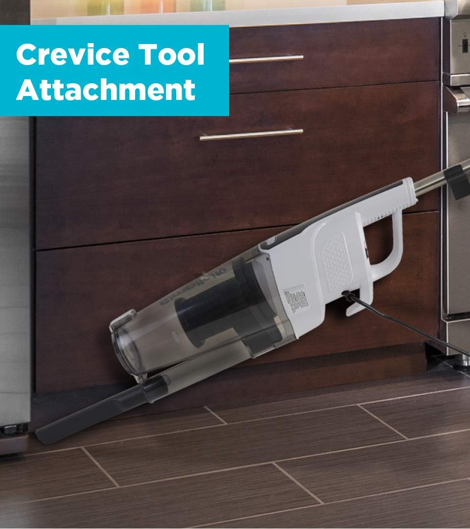 Simplicity Vacuums Corded Stick Vacuum Cleaner, Powerful Bagless Vacuum for Hardwood Floors with Two Speeds, Certified HEPA Filtration, S60 Spiffy