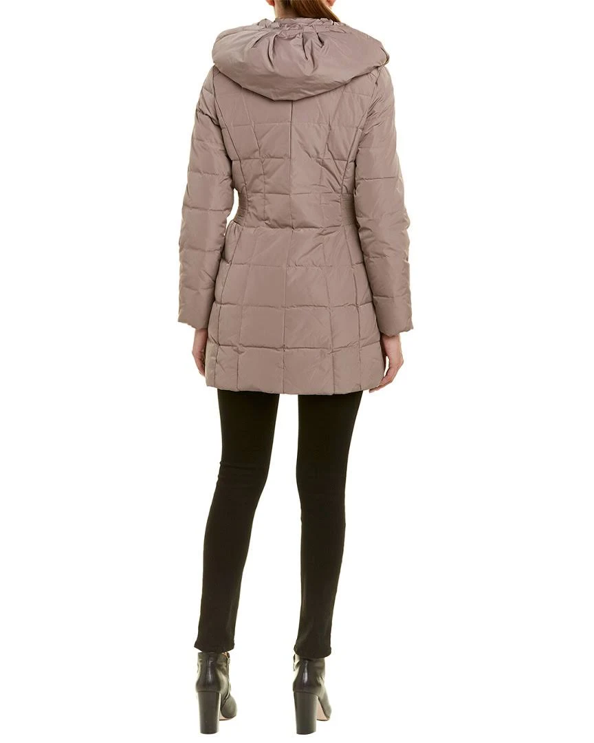 Cole Haan Hooded Down Puffer Coat - Cashew