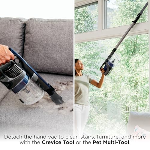 Shark | Pet Cordless Vacuum Cleaner | LED Headlights | Removable Handheld Vacuum for Pet Hair | Crevice Tool & Pet Multi-Tool Included | 40min