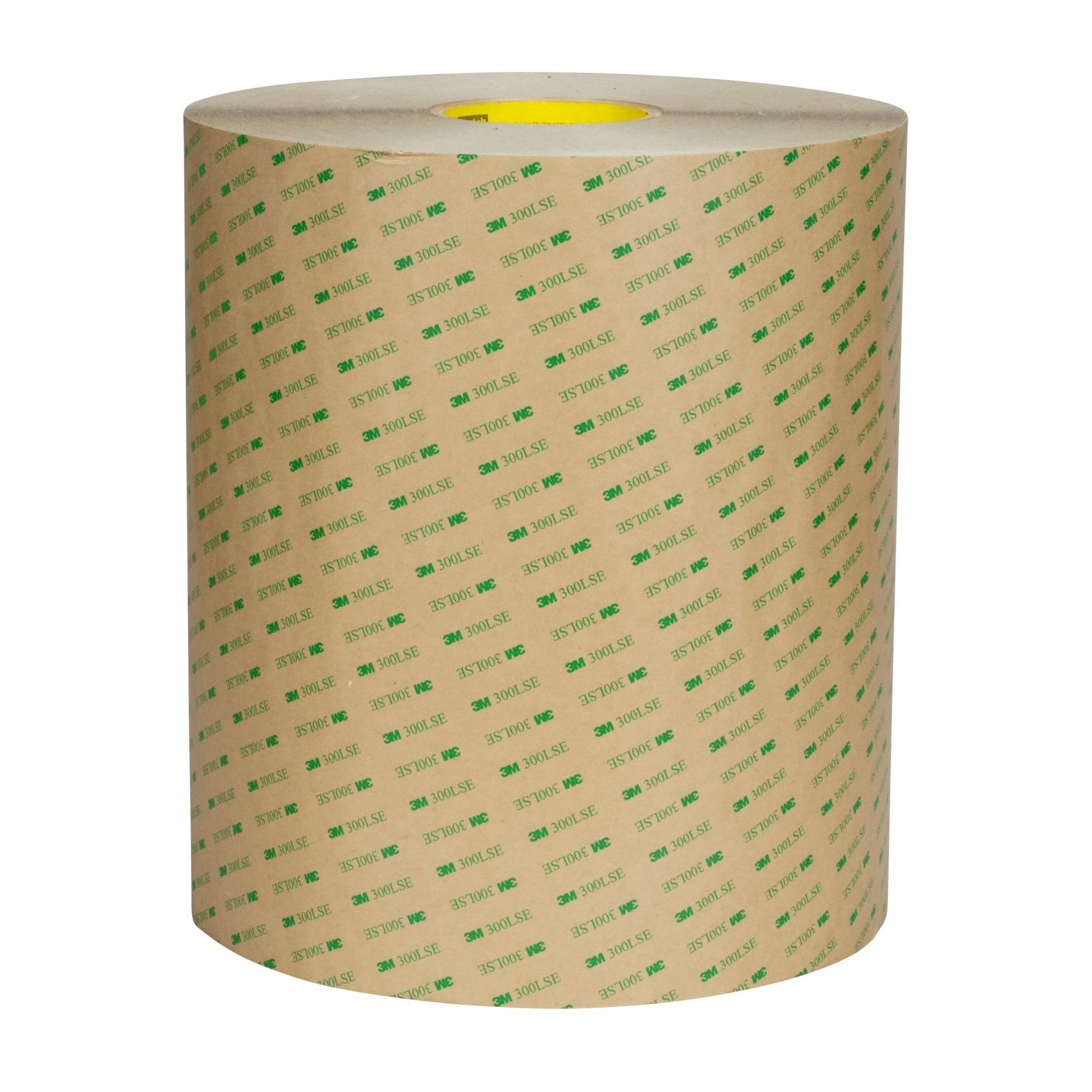 3M Double Coated Tape 93020LE Clear, 54 in x 60 yd 7.9 mil, 1 Roll per Case