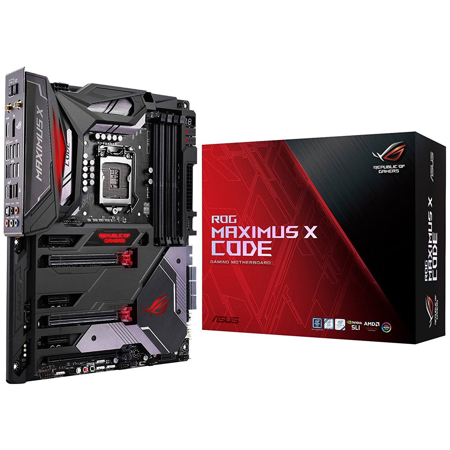 ASUS ROG Maximus X CODE with Intel Z370 ATX Motherboard - LGA1151 Socket