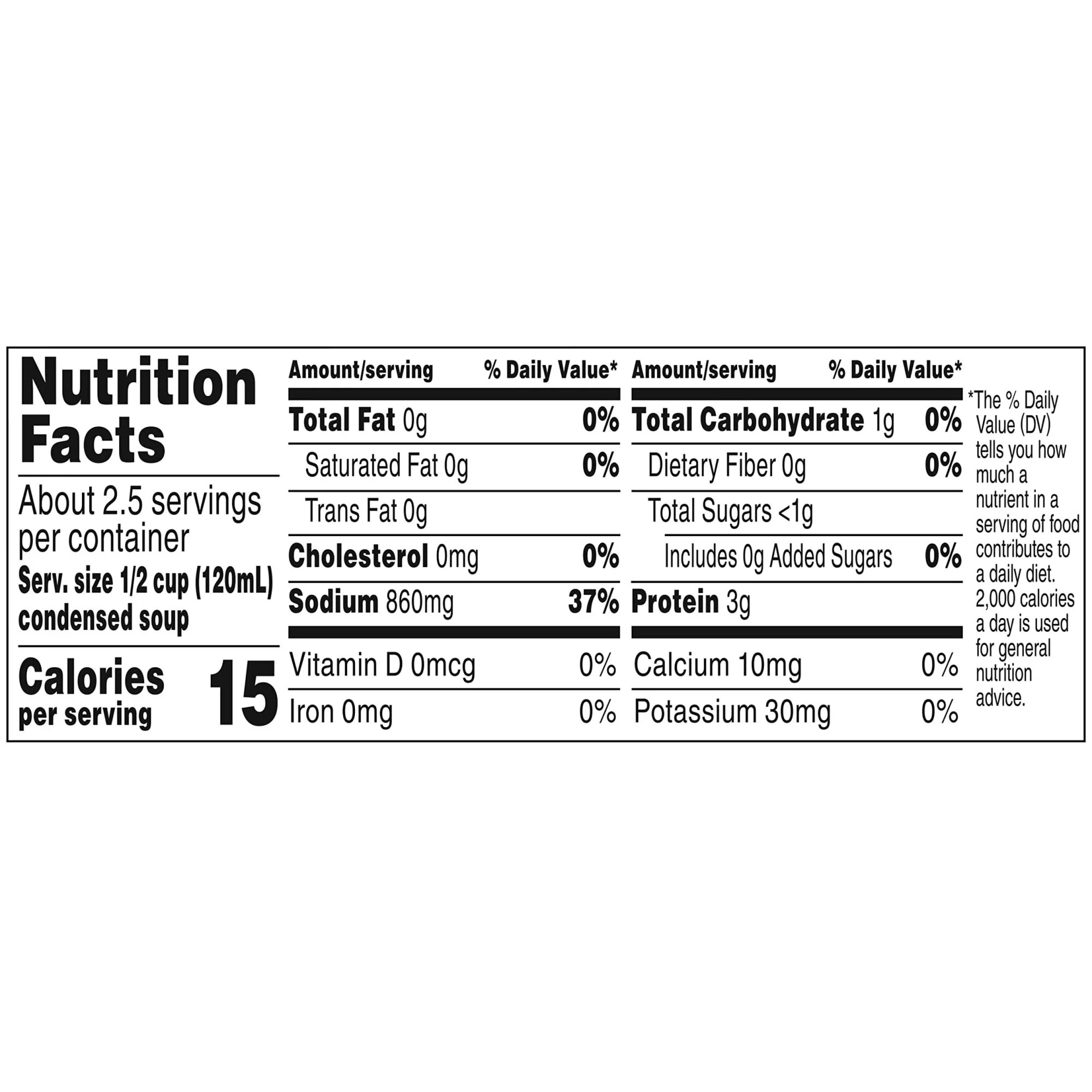 Campbell's Condensed Beef Broth Soup 10.5oz (Pack of 6)