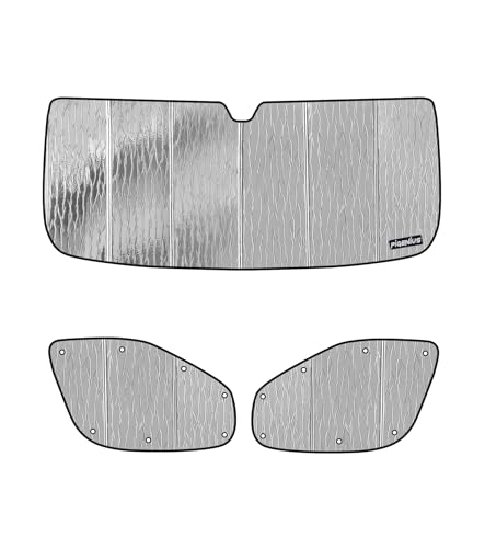 Window Sun Shade for 2011-2020 Toyota Sienna, Premium Folding Sunshade（Full Set