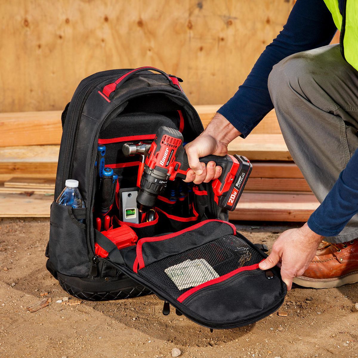 BAUER Heavy Duty Jobsite Backpack