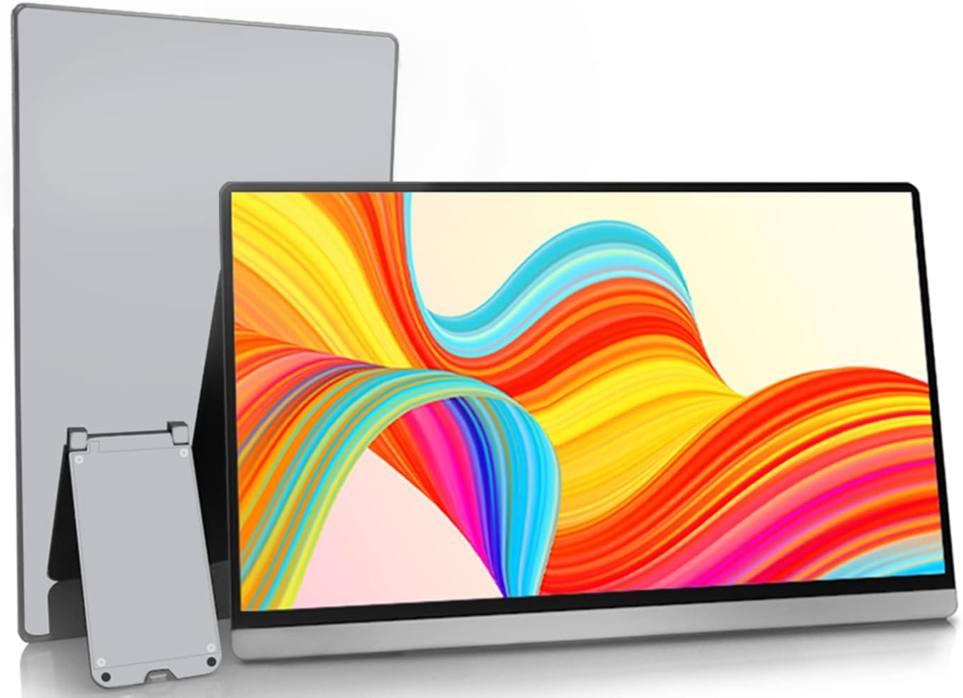 Portable Monitor��AYY 15.8'' 1080P FHD Freesync IPS 100% SRGB Gaming Monitor with Speaker,Vesa