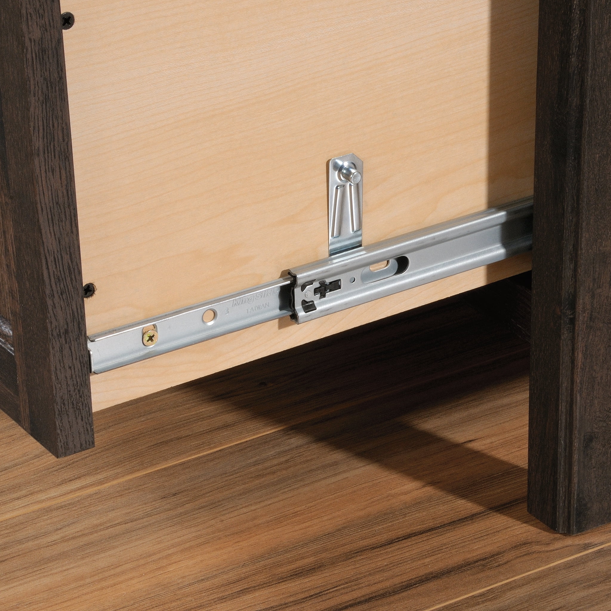Sauder Costa Lateral File Cabinet, Coffee Oak Finish