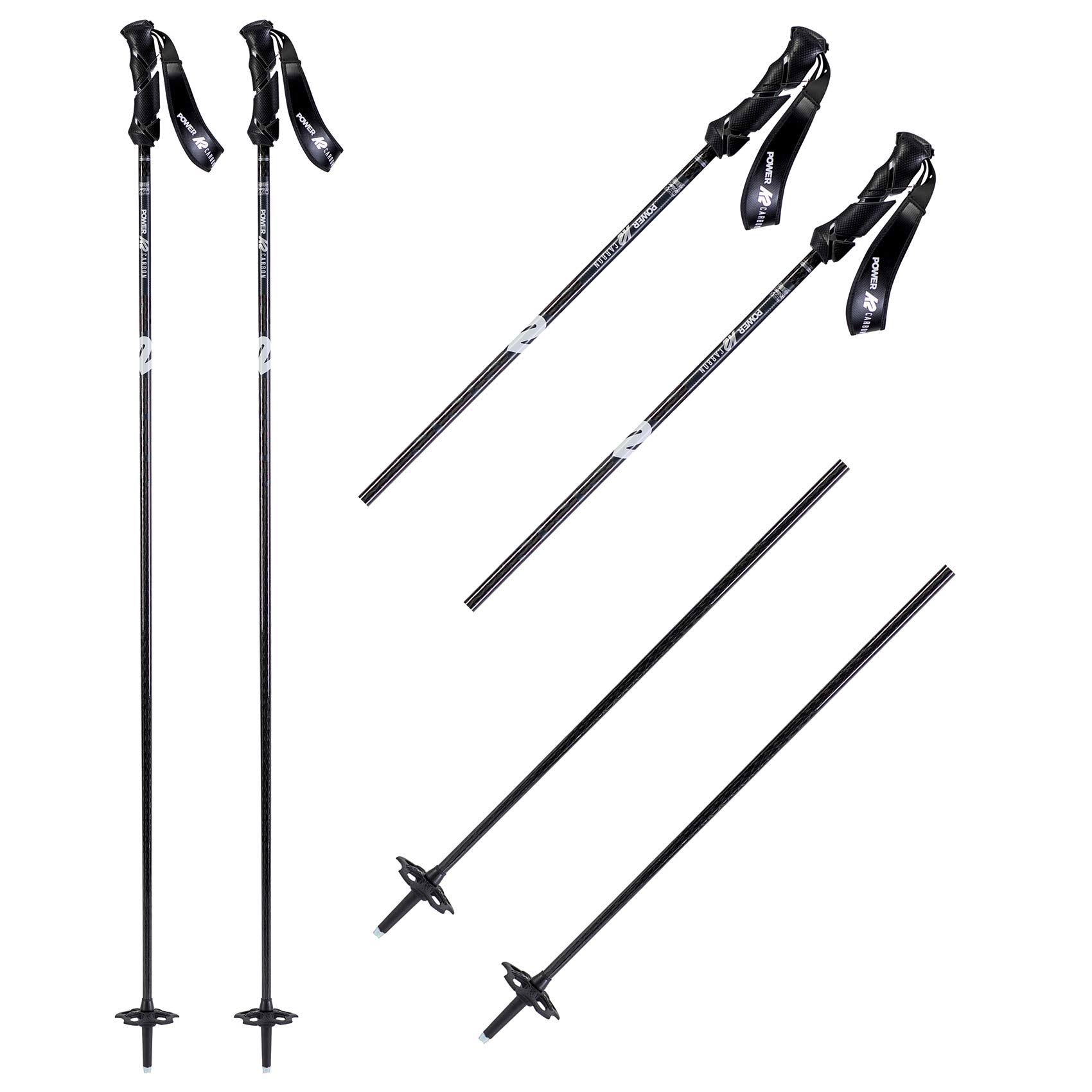 K2 Power Carbon Ski Poles Slate 50