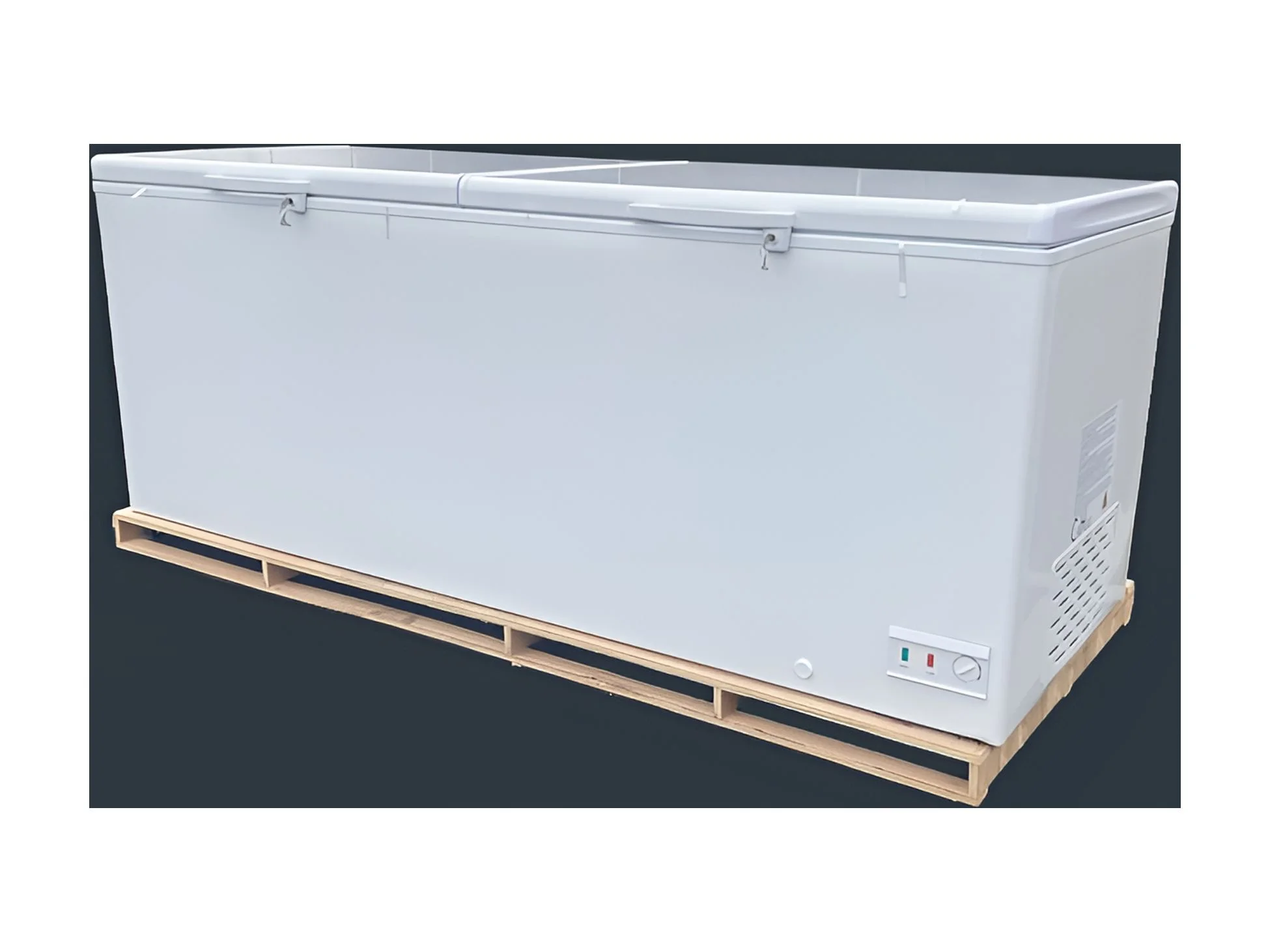 Commercial Huge Chest Freezer,Double door Blast Freezer for hard Ice Cream, Fresh Meat, Chincken, Fish 35 cu ft NSF