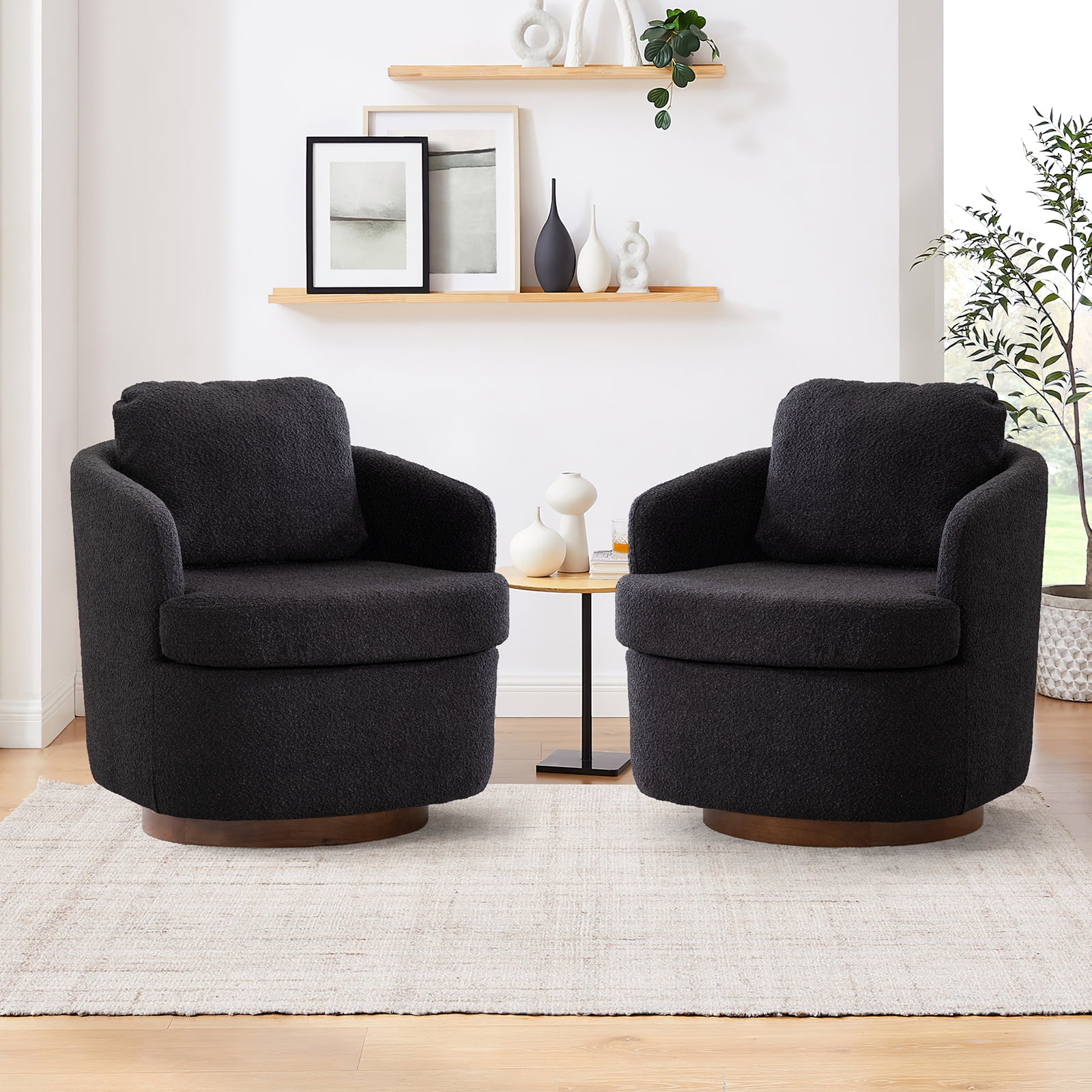 Lecut Swivel Accent Chair for Living Room, Oversized 360&deg