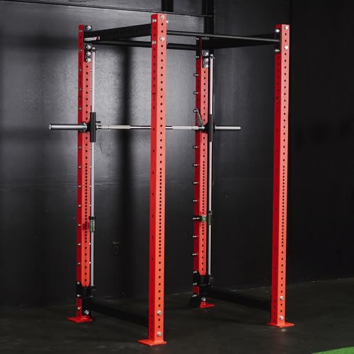 Titan Fitness X-3 Series 80" Smith Machine Power Rack Attachment, 500 LB Capacity, Comes with Smith Olympic Bar, Guide Rods, Safety Catches