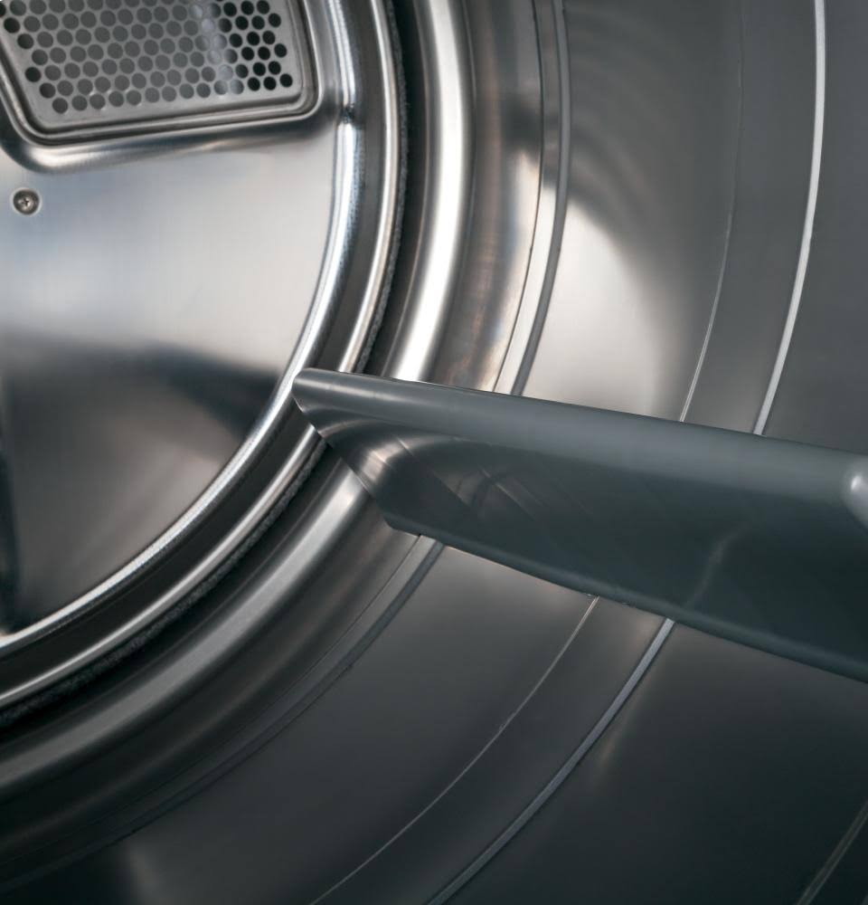 GE RightHeight GFDR485EFMC Front-Loading Electric Dryer - Metallic Carbon