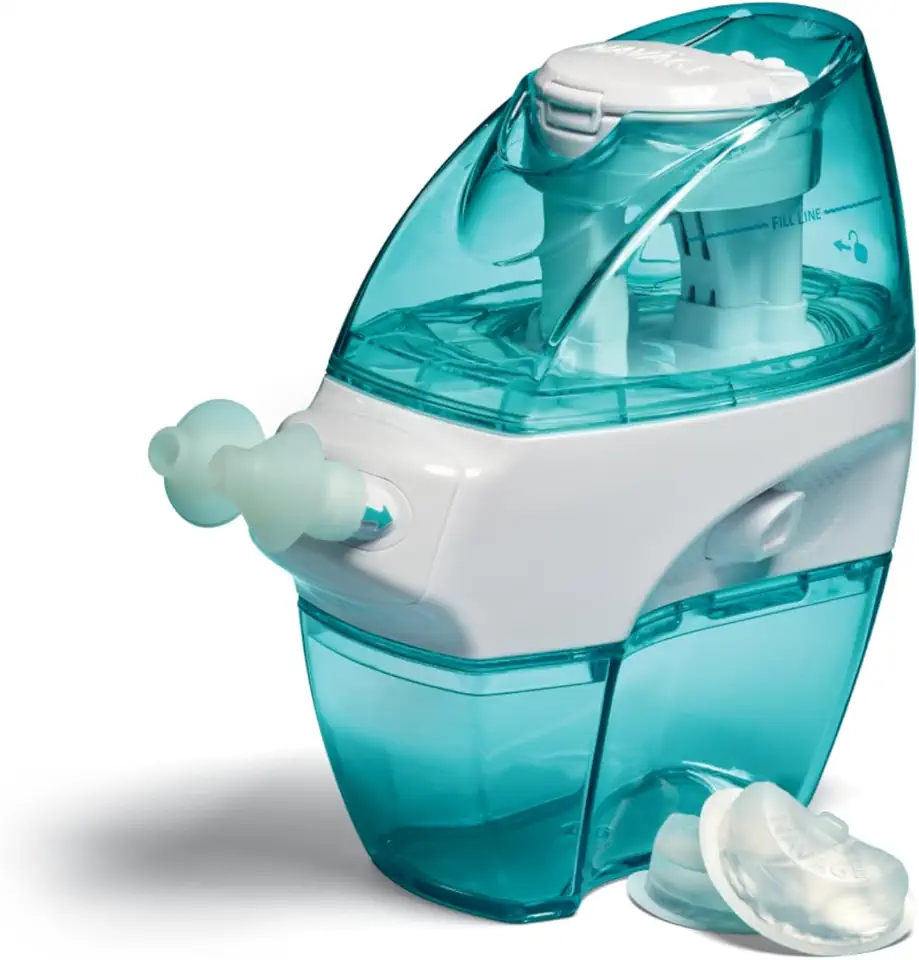 Sponsored Ad - Navage Starter Bundle - Navage Nasal Irrigation System - Saline Nasal Rinse Kit with 1 Navage Nose Cleaner and 30 Salt Pods