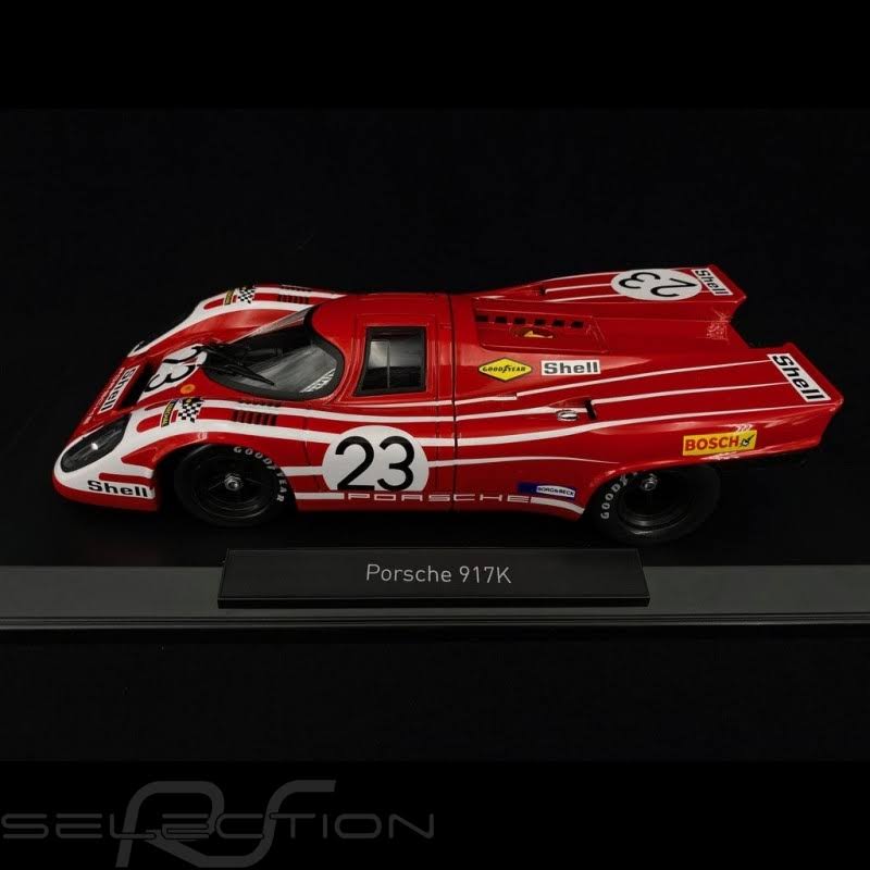 Porsche 917k #23 Hans Herrmann - Richard Attwood Winners 24 Hours of Le Mans (1970) 1/18 Diecast Model Car by Norev 187586