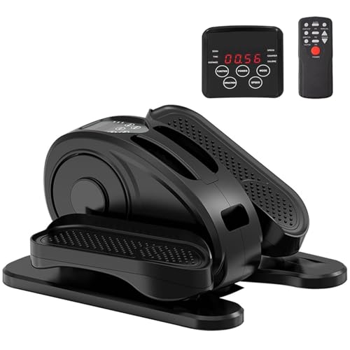 Under Desk Elliptical Machine, Fully Assembled Ellipse Leg Exerciser Machine, Mini Elliptical Machines Auto & Manual Mode