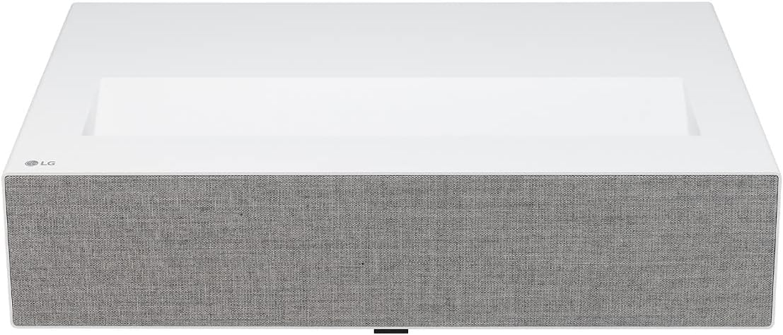 LG CineBeam UHD 4K Projector HU715QW - DLP Ultra Short Throw Laser Smart Home Theater Projector, White