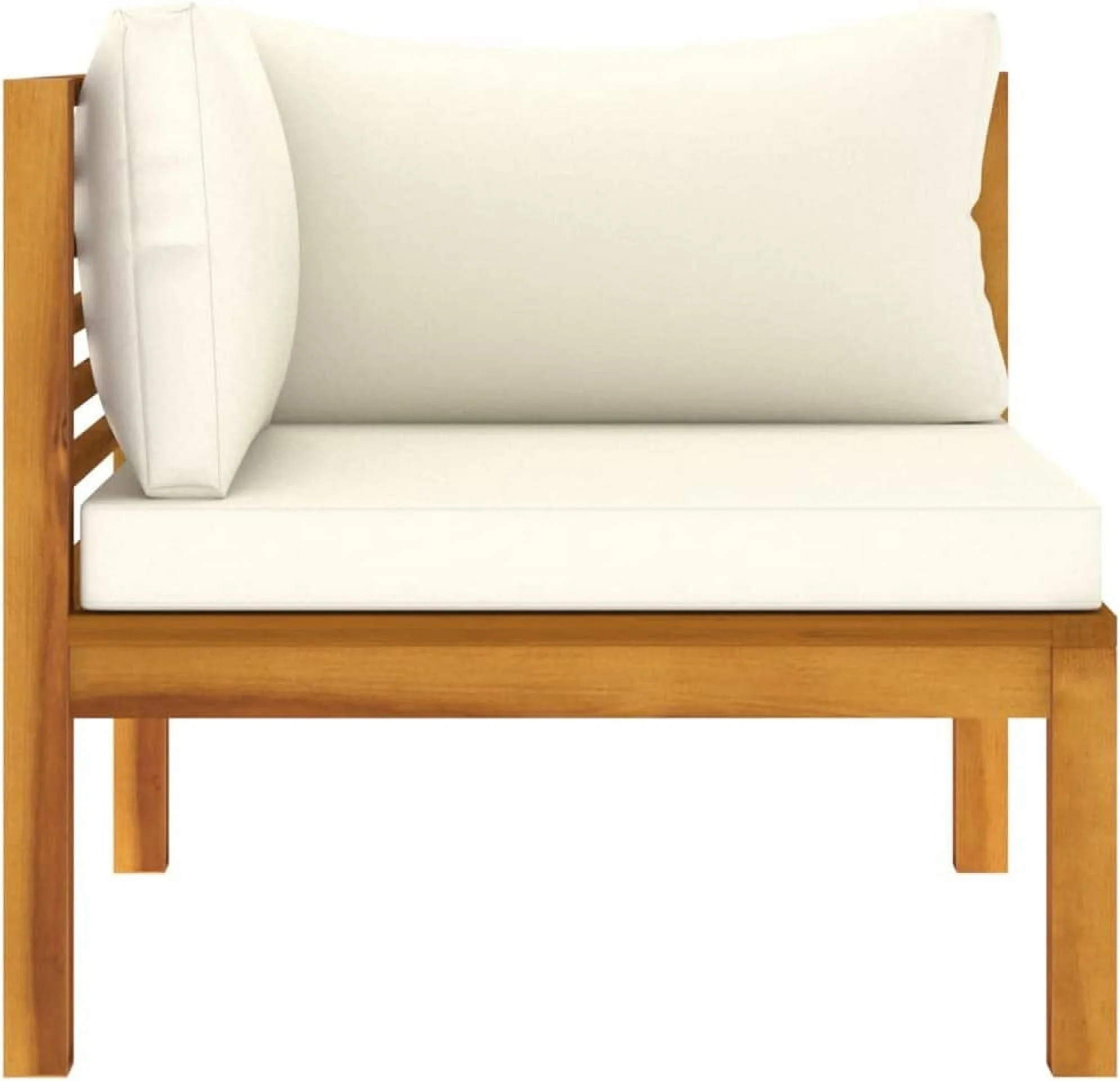 Furniture Sets Patio Chairs with Tea Table and Cushions Solid Acacia Wood Outdoor Furniture Sets Clearance Outdoor Tables for Conversation Dining