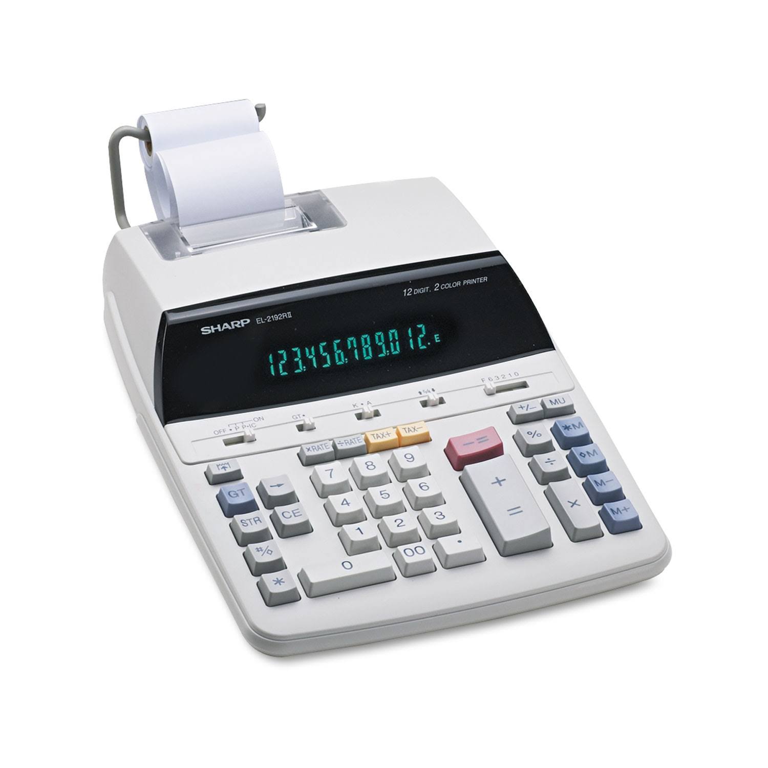 Sharp El2192rii Printing Calculator