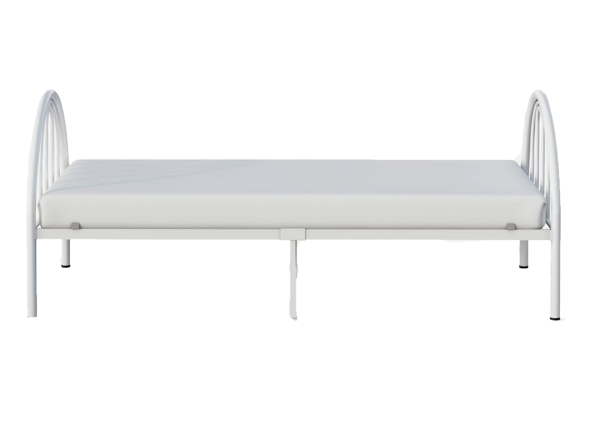 BK Furniture Brooklyn Classic Metal Bed, Twin, Pink
