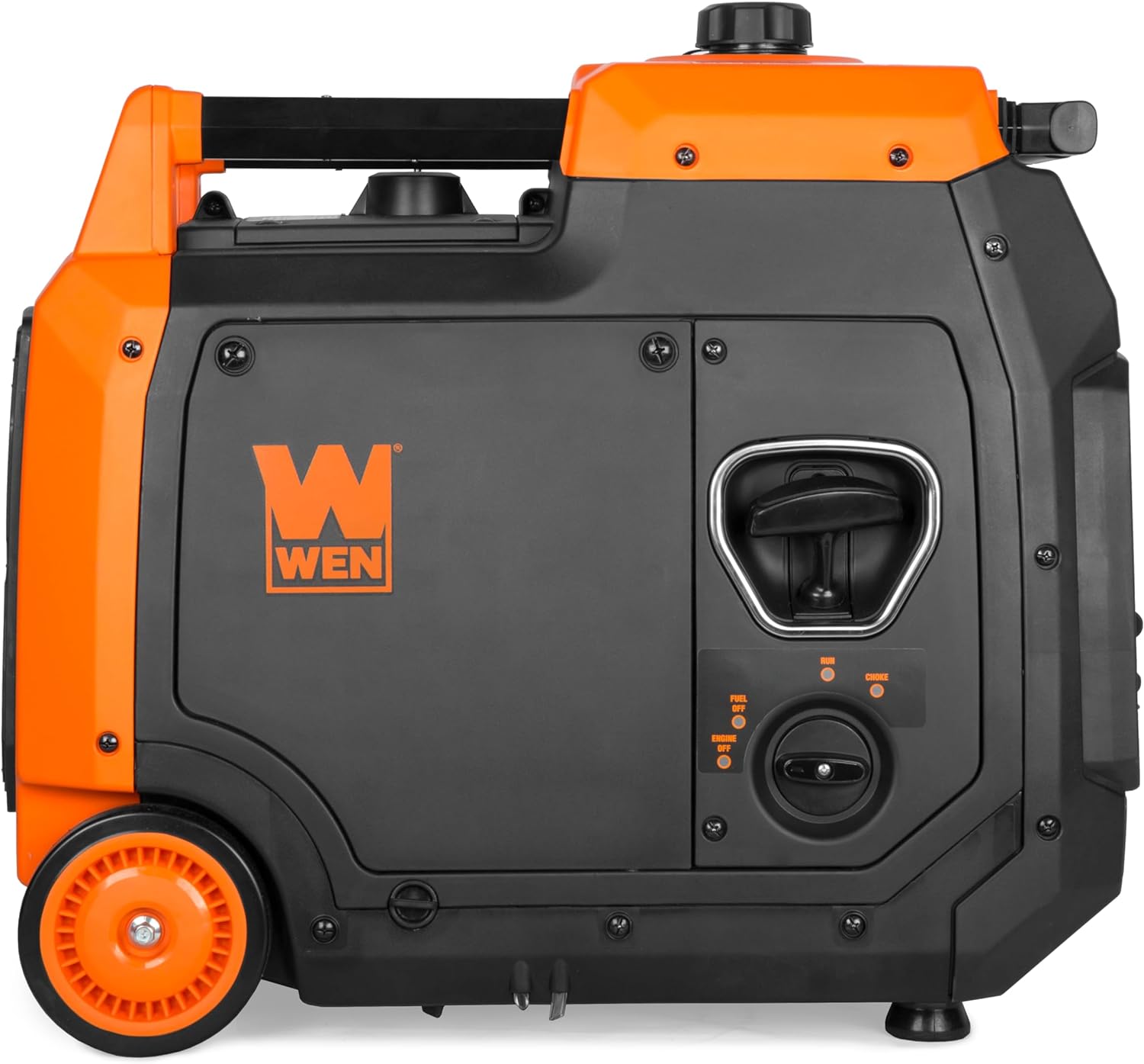 WEN Quiet and Lightweight 4800-Watt Dual Fuel RV-Ready Electric Start Portable Inverter Generator with Fuel Shut Off and CO Watchdog (DF480iX)
