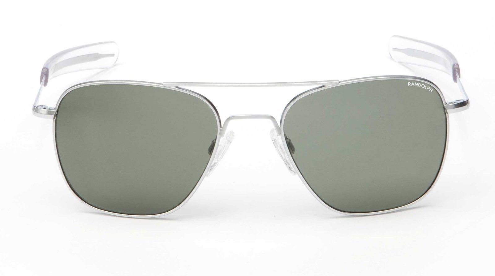 Randolph Engineering Aviator Matte Chrome Sunglasses | AGX Bayonet AR