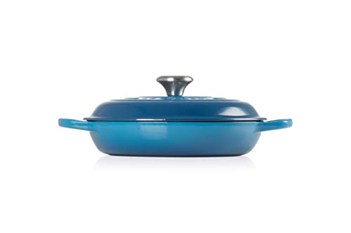 Le Creuset Enameled Cast Iron Signature Braiser, 3.5 qt., Marseille