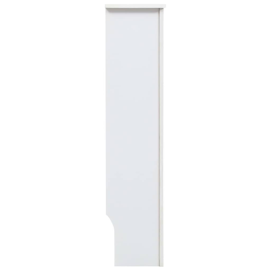 vidaXL Radiator Cover White 59.8x22x7.5x22x32.1x22 MDF