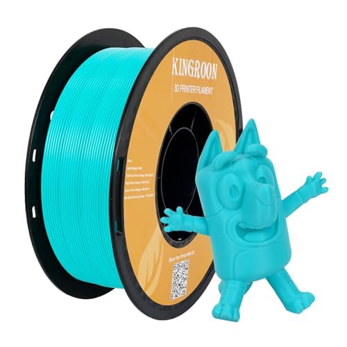 Kingroon PLA 3D Printer Filament, 12Rolls, Dimensional Accuracy +/- 0.03 mm, 12kg Spool(26.4lbs)