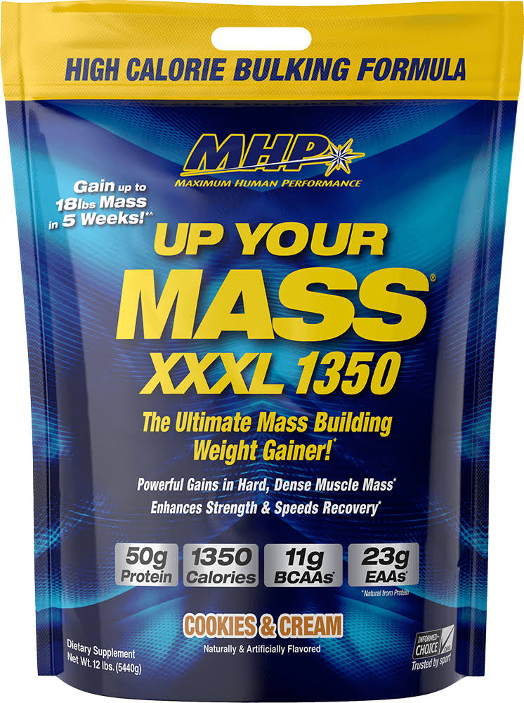 MHP Up Your Mass XXXL 1350 - 12lbs Cookies u0026 Cream