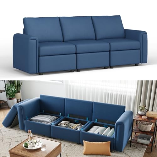 LINSY HOME Modular Sectional Sofa, Convertible U Shaped Sofa Couch with Storage, Memory Foam, Modular Sectionals with Ottomans