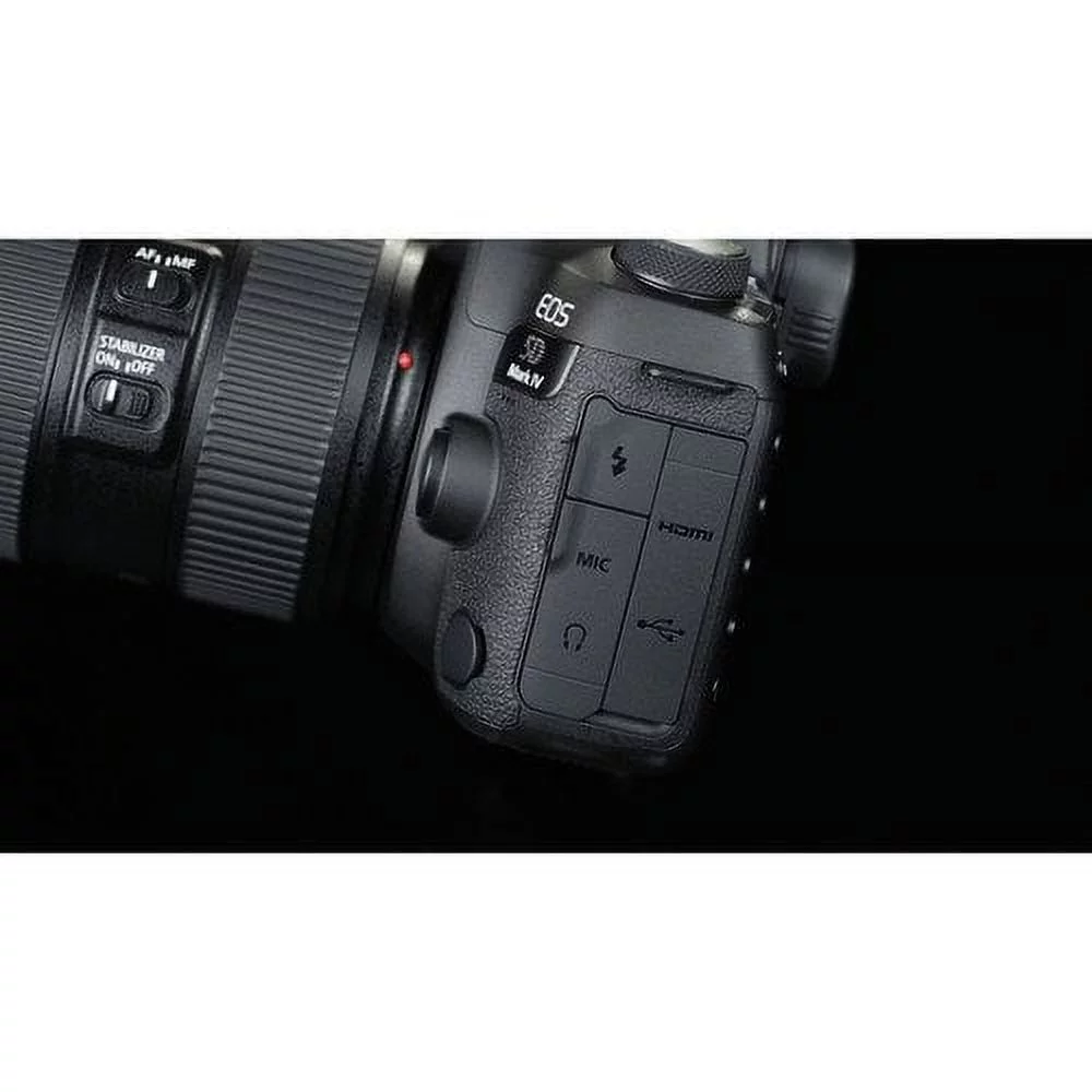 Canon EOS 5D Mark IV DSLR Camera with 24-105mm f/4L II Lens (Intl Model) W/ Bag, Extra Battery, LED Light, Mic, Filters and More - Advanced Bundle