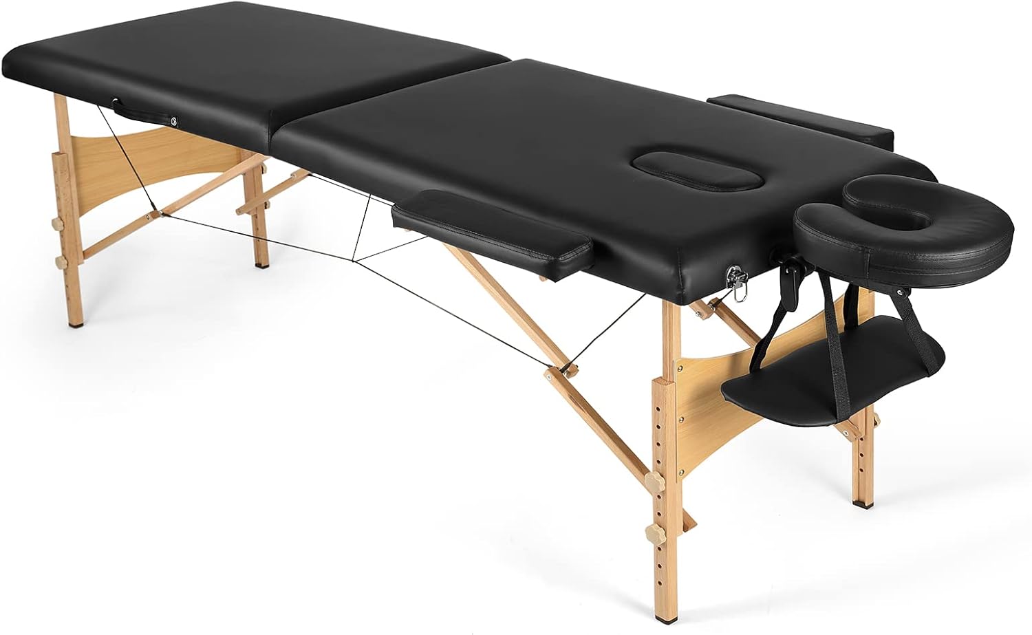 Artist hand Massage Table Massage Tables Portable Lash Bed 84 Facial Bed Height,Adjustable with Removable Armrest, Aluminum Frame