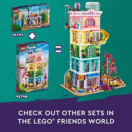 LEGO Friends Heartlake City Community Center 41748 Building Toy Set; Creative Challenge for Ages 9+, Includes 6 Mini-Dolls