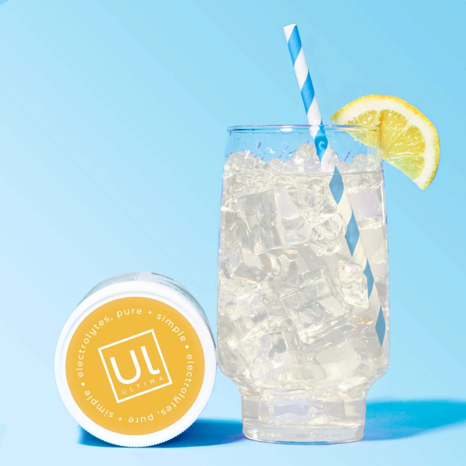 Ultima Hydrating Electrolyte Powder, Lemonade, 90 Servings, no Sugar, 0 Carbs or Calories, Keto, Gluten-Free, Paleo, Non-GMO, Vegan, with Magnesium