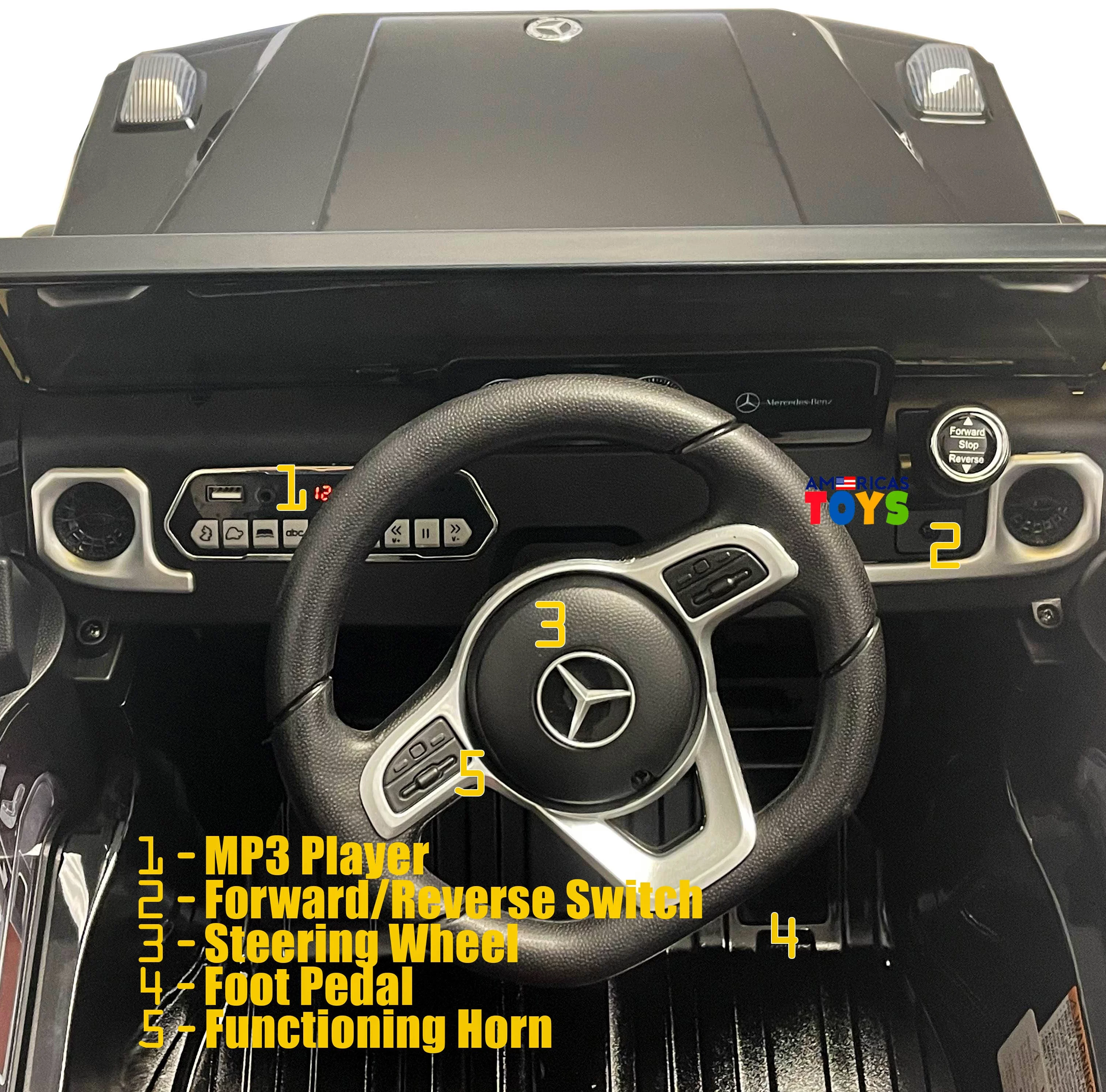 Mercedes-Benz 12V Powered Ride on Car for Kids with Remote Control