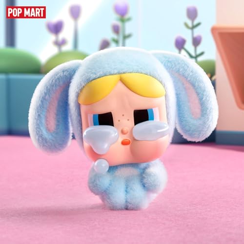 POP MART CRYBABY x Powerpuff Girls Series Figures, 12PCs CRYBABY Blind Box Figures, Random Design Action Figures Collectible Toys Home Decorations