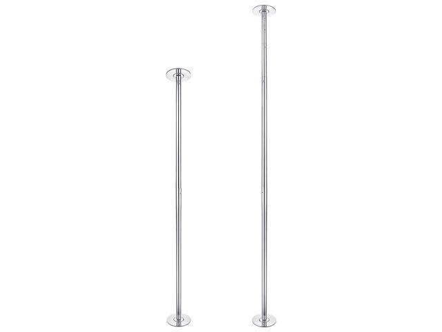 AW 10 ft 45mm Spinning Static Dancing Pole Kit for Club Party Fitness Exercise