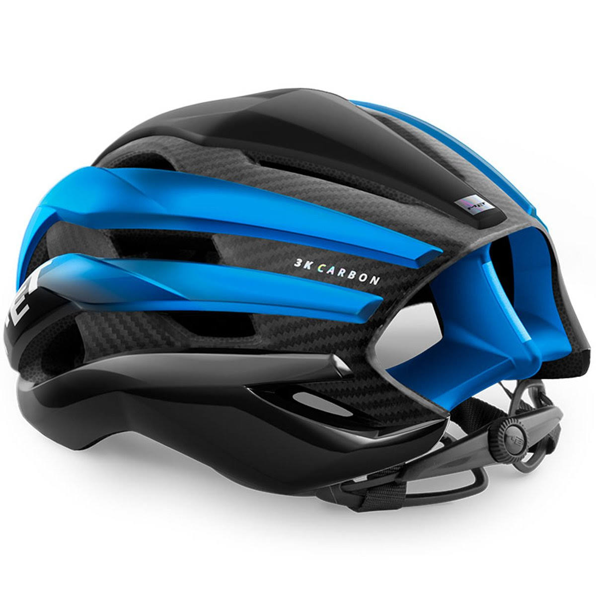 Met Trenta 3K Carbon Helmet 2021 Black/Blue L