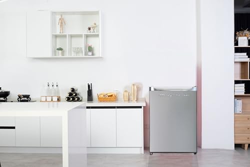 Frigidaire Upright Freezer, 6.5 cu. ft., Deep Freeze, Vinyl Coated Metal with Wire Shelving, Compact for Kitchen, RV, Dorm, Cabin, and Trailer