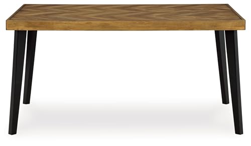 Signature Design by Ashley Caitbrook Rustic 7 Piece Dining Set, Include Table and 6 Chairs, Gray