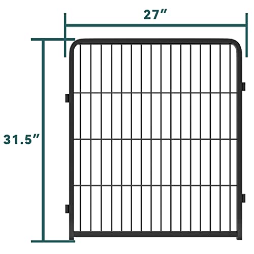 FXW Rollick Dog Playpen for Yard, RV Camping, 32 inch 16 Panels for Small and Medium Dogs│Patented