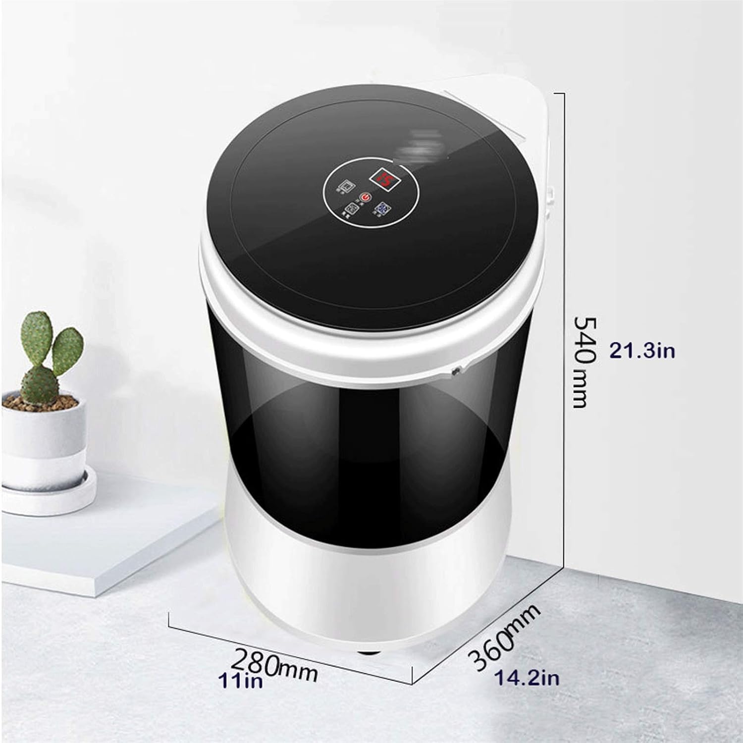 Portable Washer/Mini Washing Mini Washer Washing Machine with Blue-Ray Purifying function Portable Clothes Washer with Muntable Spin Bucket Space