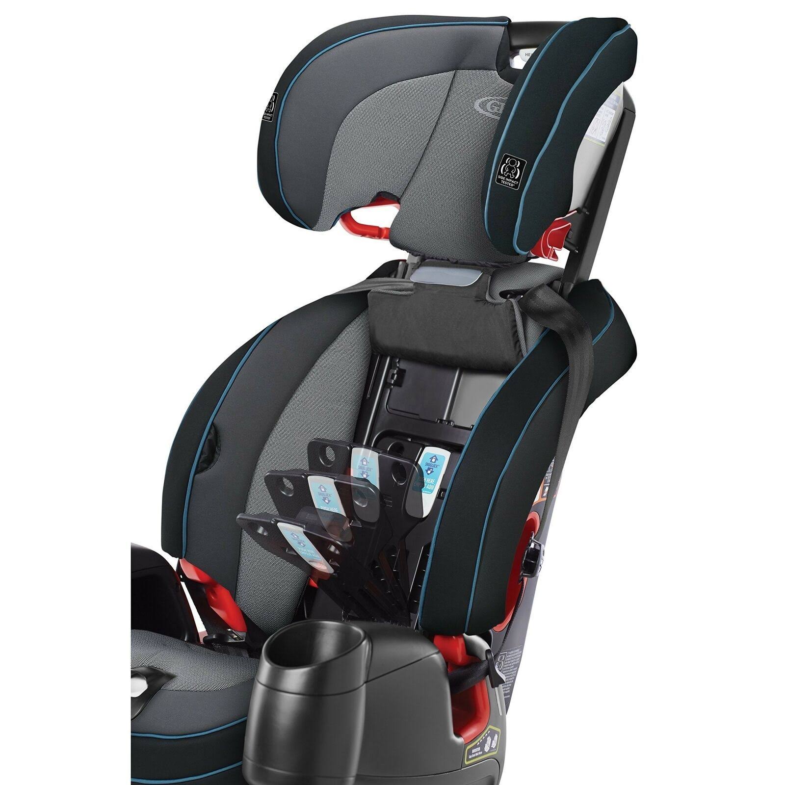 Graco Nautilus SnugLock LX 3 in 1 Harness Booster Car Seat, Zale
